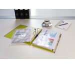 lot de 50 Pochettes perforées Oxford A4 polypro lisse 9/100émé incolore