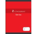 Cahier Conquerant 7 agrafe 170x220 48p 60g seyes assorti