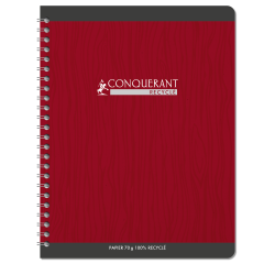 Cahier Conquerant 7 Integrale 170X220 180P 70G Q5/5 Recycle Assorti