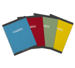 Cahier Conquerant 7 Integrale 170X220 180P 70G Q5/5 Recycle Assorti
