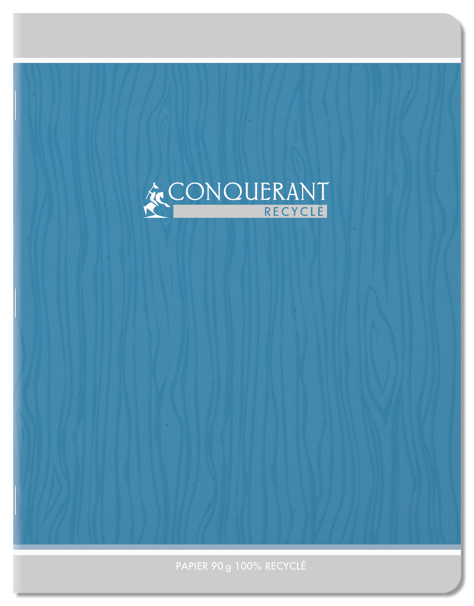 Cahier Conquerant classique agrafe 170x220 96p 90g seyes recycle assorti