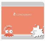 Cahier Conquerant 7 Agrafe Paysage 170X147 24P 70G Double Ligne 3/10 Assorti