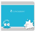 Cahier Conquerant 7 Agrafe Paysage 170X147 24P 70G Double Ligne 3/10 Assorti