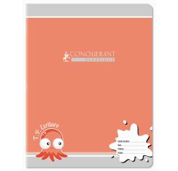 Cahier De Tp Conquerant Classique 170X220 Agrafe 32P Uni/Ligne 18Mm 90G Assorti