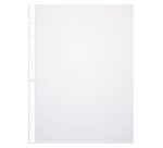 lot de 50 Pochettes perforées Oxford A4 polypro lisse 9/100émé incolore