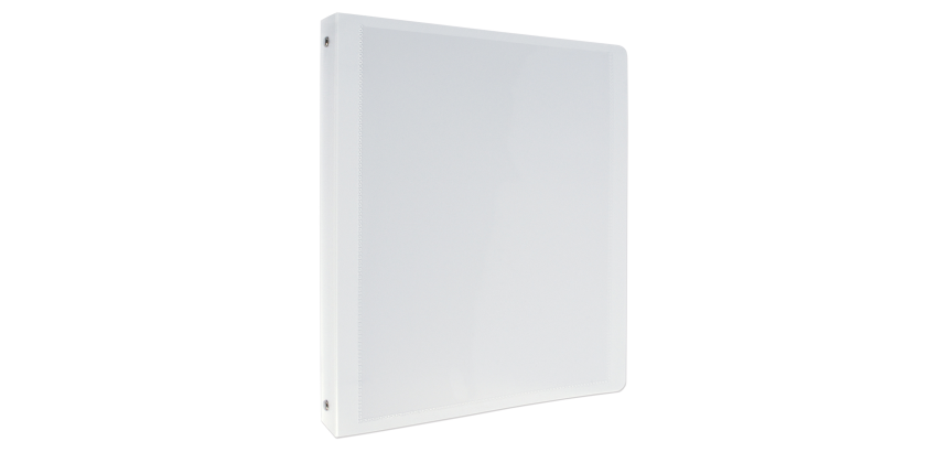 Classeur no name a4 d30 4an rond perso pp opaq blanc