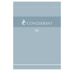 Bloc Conquerant 7 direction eco agrafe 148x210 100p 60g q5/5 gris