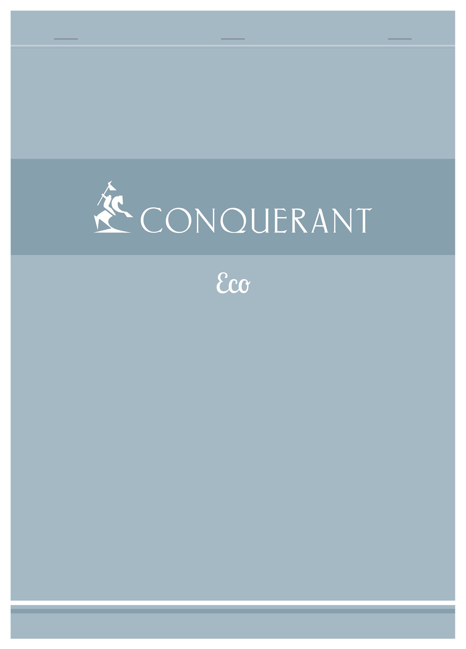 Bloc Conquerant 7 direction eco agrafe 210x297 100p 60g q5/5 gris