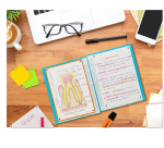 Protege-Docs Spiral Oxford School Life A5 40 Poch PP Translucide/Opaque Assorti Pav