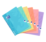 Cahier Oxford Openflex Pastel Agrafe 210X297 96P Optik P. Seyes Polypro Assorti