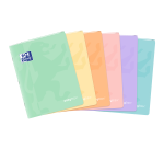 Cahier Oxford Easybook Pastel Agrafe 210X297 96P Optik P. Seyes Polypro Assorti