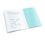 Cahier Oxford Easybook Pastel Agrafe 210X297 96P Optik P. Seyes Polypro Assorti