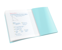 Cahier Oxford Easybook Pastel Agrafe 210X297 96P Optik P. Seyes Polypro Assorti