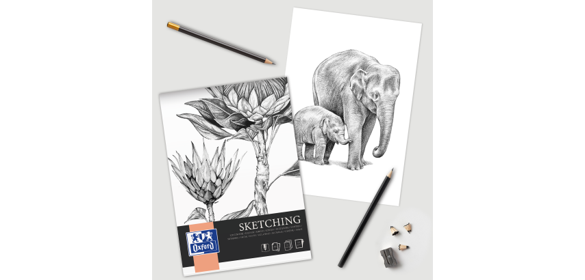 Bloc Sketching Oxford Art Endosse 210X297 100P 120G Uni