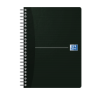 Cahier Oxford smart black Oxford integrale 148x210 180pages ligne 7mm noir