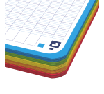 Cahier Oxford Color System Integrale 222x298 180P Optik P. 5 Couleurs Seyes Polypro Assorti