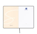 Carnet broché Oxford Signature 14,8 x 21 cm ligné 6 mm 160 pages