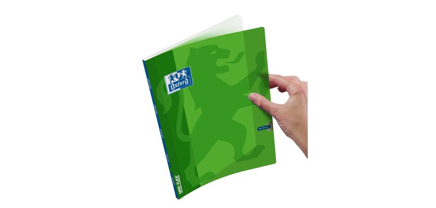 Cahier OpenFlex A4 grands carreaux Seyès 96 pages agrafées couverture polypro