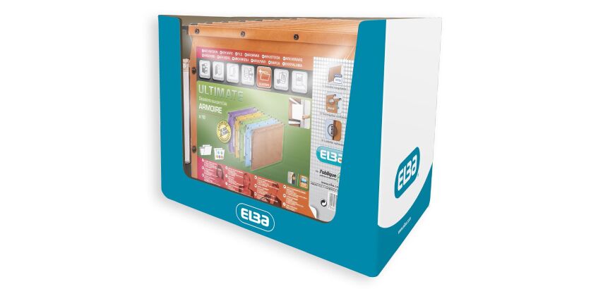 10 Dossier Susp Elba Ultimate Azv D15/30 A4 Kraft Orange