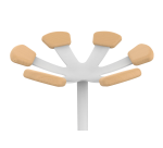 Portemanteau aurora blanc