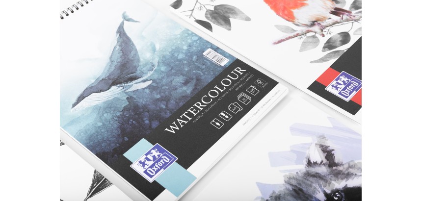Bloc Watercolour Oxford Art 210X297 Reliure Integrale 10 Feuilles 300G