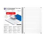 Cahier Oxford Oceanis Integrale 210X297 180P Optik P. L7Mm+Tag Polypro Assorti