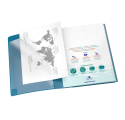 Cahier Oxford Easybook Oceanis Agrafe 170X220 96P Optik P. Seyes Polypro Assorti