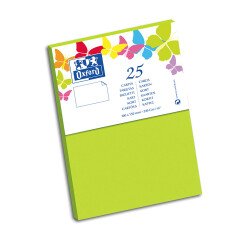 Carte de visite Oxford 100x150 x25 vert anis