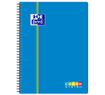 Cahier Oxford Color System Integrale 222x298 180P Optik P. 5 Couleurs Seyes Polypro Assorti