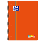 Cahier Oxford Color System Integrale 222x298 180P Optik P. 5 Couleurs Seyes Polypro Assorti