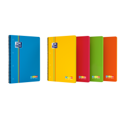 Cahier Oxford Color System Integral 222X298 180P Optik P. Seyes Polypro Assorti