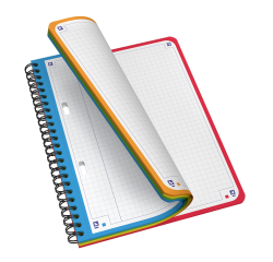 Cahier Oxford Color System Integrale 222X298 180P Optik P. 5 Couleurs
