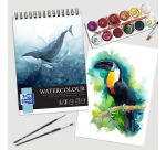 Bloc Watercolour Oxford Art 210X297 Reliure Integrale 10 Feuilles 300G