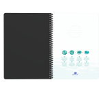 Cahier Oxford Oceanis Integrale 210X297 180P Optik P. L7Mm+Tag Polypro Assorti