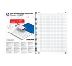 Cahier Oxford Oceanis Integrale 210X297 180P Optik P. Q5/5+Tag Polypro Noir