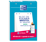 Bloc Bristol Oxford 148X210 30 Fiches Perforees Q5/5 Dot Blanc