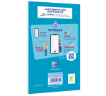 Bloc Bristol Oxford 125X200 30 Fiches Perforees Q5/5 Blanc