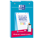Bloc Bristol Oxford 125X200 30 Fiches Perforees Q5/5