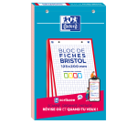 Bloc Bristol Oxford 125X200 30 Fiches Perforees Q5/5