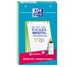 Bloc Bristol Oxford 125X200 30 Fiches Perforees Q5/5
