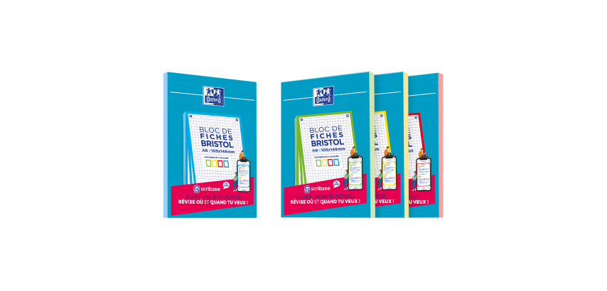Bloc Bristol Oxford 105X148 30 Fiches Non Perforees Q5/5