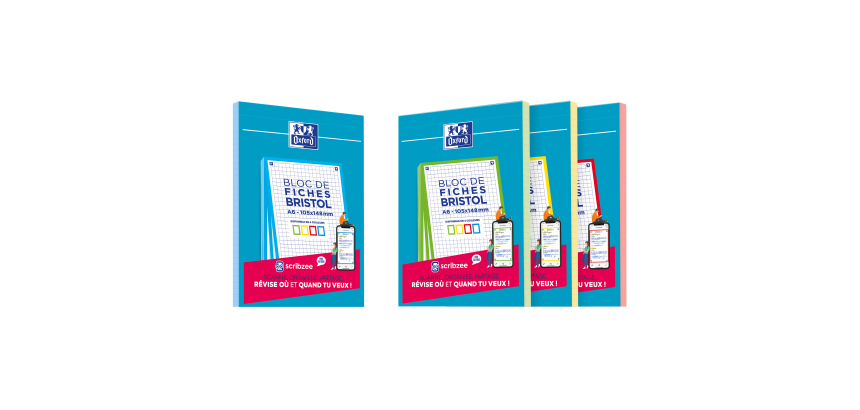 Bloc Bristol Oxford 105X148 30 Fiches Non Perforees Q5/5
