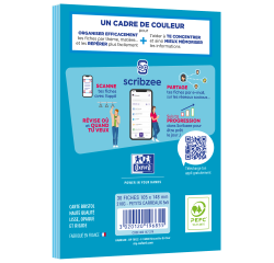 Bloc Bristol Oxford 105X148 30 Fiches Non Perforees Q5/5