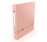 Classeur 4 anneaux cartonnés Oxford Color life A4 - Dos 4 cm couleurs pastel assorties