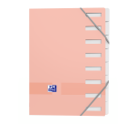 Trieur Agrafe Oxford Color Life A4 8 Positions Assorti Pastel