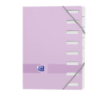 Trieur Agrafe Oxford Color Life A4 8 Positions Assorti Pastel