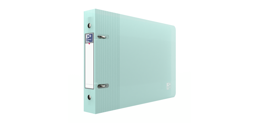 Classeur Oxford school life a5 paysage d30 2an rond pp pastel opaque assorti