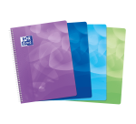 Cahier Oxford Lagoon Integrale 240X320 100P Optik P. Q5/5X5+Tag Polypro Assorti