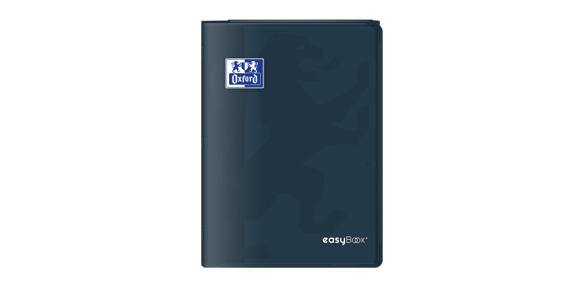 Cahier Oxford easybook A4 grands carreaux seyès 96 pages agrafées couverture polypro