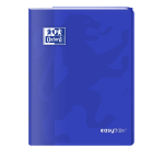 Cahier Oxford Easybook 24x32cm grands carreaux Seyès 96 pages agrafées couverture polypro